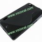 Black S Style TPU Gel Case Cover Skin for LG Optimus EX SU880