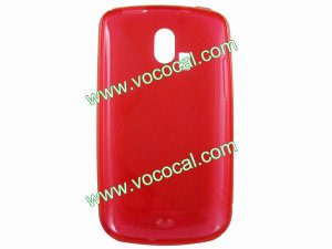Red S Style TPU Gel Case Back Cover Skin for Coolpad 7260