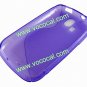 Purple S Style TPU Gel Case Back Cover Skin for Coolpad 7260