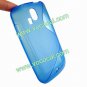 Blue S Style TPU Gel Case Back Cover Skin for Coolpad 7260