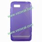 Purple S Style TPU Gel Case Back Cover Skin for Motorola XT615