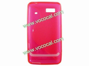 Rose S Style TPU Gel Case Back Cover Skin for Motorola XT615