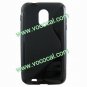 Black S Style TPU Gel Case Cover Skin for Samsung D710 Epic 4G Touch