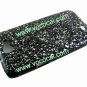 Raindrop Hard Protective Case Cover Skin for Samsung Galaxy Note 2 N7100 Silver