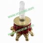 Rhinestone Crown 3.5mm Dustproof Earphone Jack Plug Stopper for Cellphone Red