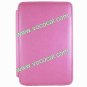 Pink PU Leather Case Stand Cover Skin for 7 Inch 16:9 Tablet PC