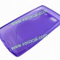 Purple S Style TPU Gel Case Cover Skin for Samsung Wave 3 S8600