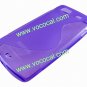 Purple S Style TPU Gel Case Cover Skin for Samsung Wave 3 S8600