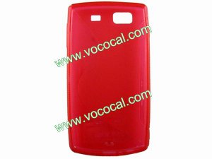 Red S Style TPU Gel Case Cover Skin for Samsung Wave 3 S8600
