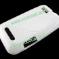 White S Style TPU Gel Case Cover Skin for Motorola Defy Mini XT320