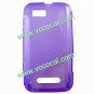 Purple S Style TPU Gel Case Cover Skin for Motorola Defy Mini XT320