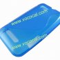 Blue S Style TPU Gel Case Cover Skin for Motorola Defy Mini XT320