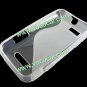 Clear S Style TPU Gel Case Cover Skin for Motorola XT320 Defy Mini