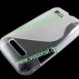 Clear S Style TPU Gel Case Cover Skin for Motorola XT320 Defy Mini