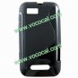 Black S Style TPU Gel Case Cover Skin for Motorola XT320 Defy Mini