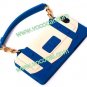 Cute Fancy Soft Silicone Handbag Case Cover Skin for iPhone 5 Dark Blue