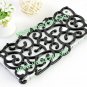 Luxury Palace Flower Hollow Out Plating Hard Case Cover Skin for iPhone 5 Black