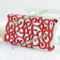 Luxury Palace Flower Hollow Out Plating Hard Case Cover Skin for iPhone 5 Red