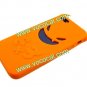 Cute 3D Silicone Devil Demon Protective Case Cover Skin for iPhone 5 Orange