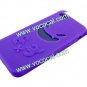 Cute 3D Silicone Devil Demon Protective Case Cover Skin for iPhone 5 Purple