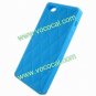 Fashion Fancy Rhinestone Silicone Case Cover Skin for iPhone 5 Sky Blue