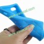 Fashion Fancy Rhinestone Silicone Case Cover Skin for iPhone 5 Sky Blue
