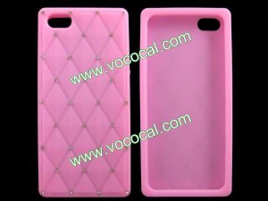 Fashion Star Protective Silicone Case Cover Skin for iPhone 5 Pink