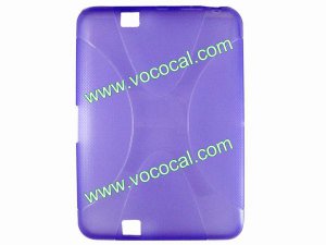 X Line TPU Protective Case Cover Skin for Amazon Kindle Fire HD Purple