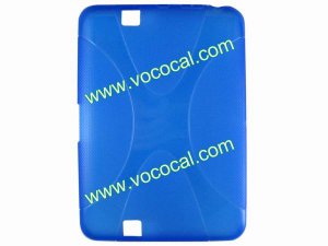 X Line TPU Protective Case Cover Skin for Amazon Kindle Fire HD Blue