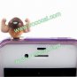 Cute Mushroom Hercule 3.5mm Dustproof Earphone Jack Plug Stopper Cap for iPhone