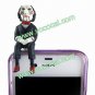 Saw Jigsaw Puppet Earphone Jack Anti Dust Proof Plug Ear Cap for iPhone 5 3.5mm