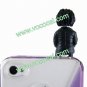 Saw Jigsaw Puppet Earphone Jack Anti Dust Proof Plug Ear Cap for iPhone 5 3.5mm