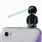 3.5mm Saw Jigsaw Puppet Earphone Jack Anti Dust Glow Plug Ear Cap for iPhone 5 4