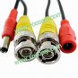 15M BNC/DC Video Power Extension Cable Cord for CCTV Camera