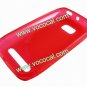 Red S Style TPU Gel Protective Case Cover for Nokia Lumia 710