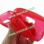 Red S Style TPU Gel Protective Case Cover for Nokia Lumia 710