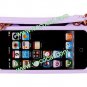 Cute Protective Soft Silicone Handbag Case Cover Skin for iPhone 5 Light Purple