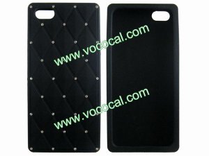 Fashion Fancy Protective Silicone Case Cover Skin for iPhone 5 Black