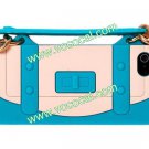 Cute Fancy Soft Silicone Handbag Case Cover Skin for iPhone 5 Light Blue