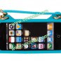 Cute Fancy Soft Silicone Handbag Case Cover Skin for iPhone 5 Light Blue