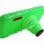 Fashion Silicone 3D Camera Stand Case Cover Skin for iPhone 5 Green