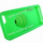 Fashion Silicone 3D Camera Stand Case Cover Skin for iPhone 5 Green