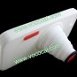 Fashion Silicone 3D Camera Stand Case Cover Skin for iPhone 5 White