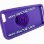 Fashion Silicone 3D Camera Stand Case Cover Skin for iPhone 5 Dark Purple