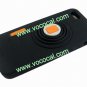 Fashion Silicone 3D Camera Stand Case Cover Skin for iPhone 5 Black