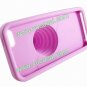 Fashion Silicone 3D Camera Stand Case Cover Skin for iPhone 5 Pink