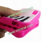 Protective Soft Silicone Piano Key Case Cover Skin for iPhone 5 Peach