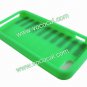 Fancy Protective Silicone Piano Key Case Cover Skin for iPhone 5 Green