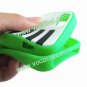 Fancy Protective Silicone Piano Key Case Cover Skin for iPhone 5 Green