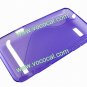 Purple S Style TPU Gel Case Cover Skin for Motorola XT681